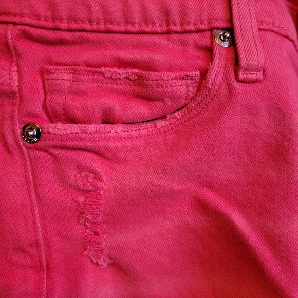 Red Hudson Midrise Straight Crop with hem - Picture 5 of 11